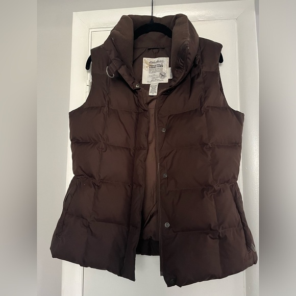 Eddie Bauer Jackets & Blazers - Eddie Bauer Goose Down Insulated Puffer Vest Outdoor Layering Brown Medium